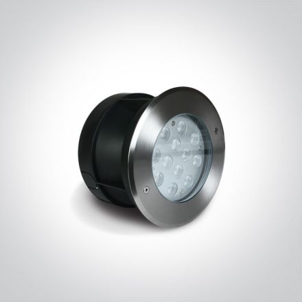 One Light Χωνευτό LED Spot Υποβρύχιο LED 12x1W Μπλε Ανοξείδωτο Ατσάλι 316 IP68 Dimmable 24V