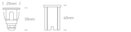 Χωνευτό LED Spot Υποβρύχιο LED 0.3W 4000K Ανοξείδωτο Ατσάλι 316 IP68 Dimmable 24V