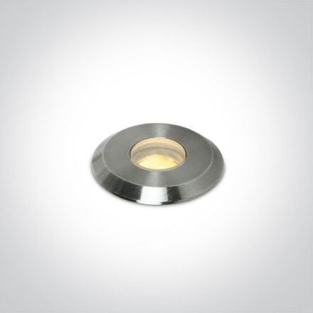 Χωνευτό LED Spot Υποβρύχιο LED 0.3W 3000K Ανοξείδωτο Ατσάλι 316 IP68 Dimmable 24V