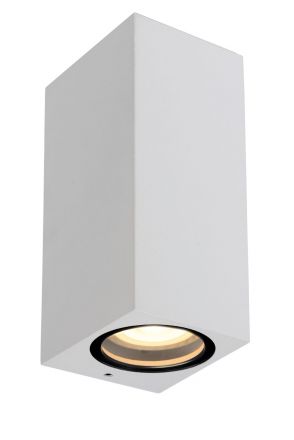 ZARO - Επίτοιχο Spot Outdoor - 2xGU10 - IP 44 - White