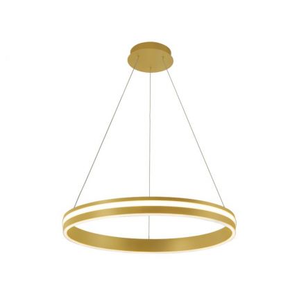 Κρεμαστό Φωτιστικό Led Μεταλλικό Χρυσό Ø60cm Nesos