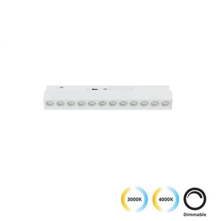 Γραμμικό Antiglare Λευκό L:220  2 CCT Μαγνητικό