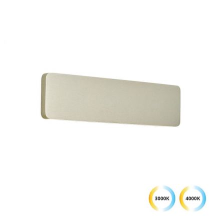 Φωτιστικό Τοίχου Led Με Εναλλαγή Χρώματος 3000K/4000K Σαμπανί 32 Εκ. Kelda