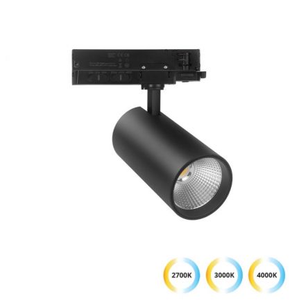 Spot Ράγας LED 15W-20W-30W 2700K-4000K Μαύρο Kento