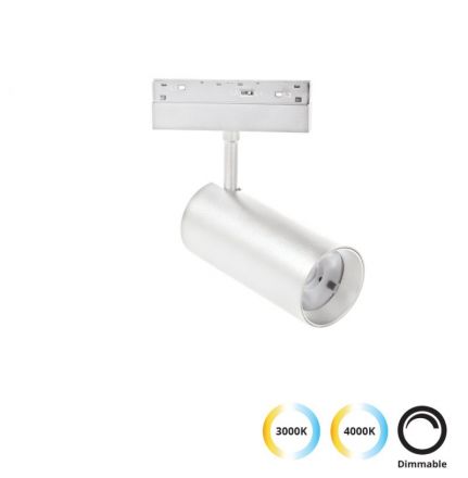 Spot Ράγας Λευκό 21W 2CCT Μαγνητικό Dimmable