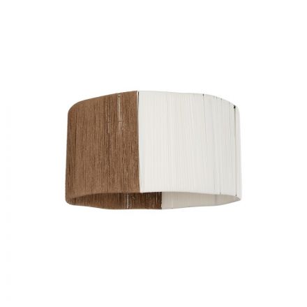 TAG 205-0060 Κρεμαστό Φωτιστικό Boho 1xE27 Μπεζ & Καφέ