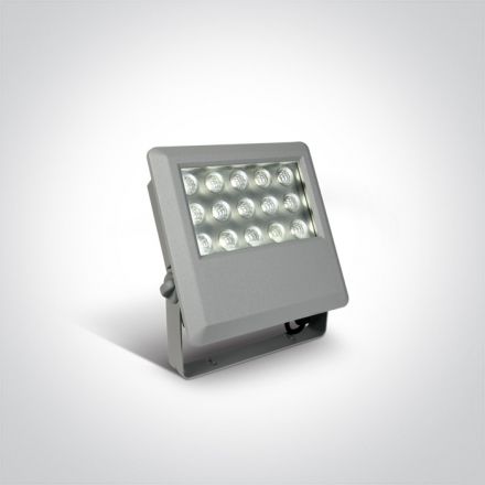 Προβολέας LED 15x1W 6000K Die Cast Γκρι 100-240V IP65