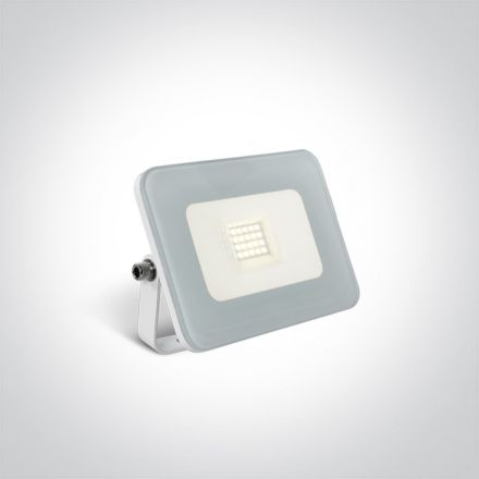 Προβολέας SMD LED 10W 4000K 100° Αλουμίνιο Λευκό 230V IP65