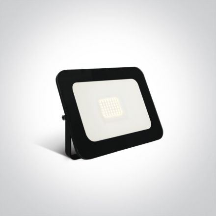 One Light Προβολέας SMD LED 30W 4000K 100° Αλουμίνιο Μαύρο 230V IP65