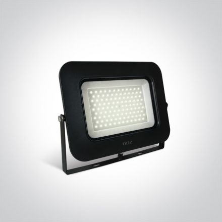 One Light Προβολέας SMD LED 100W 4000K Αλουμίνιο Μαύρο 230V IP65