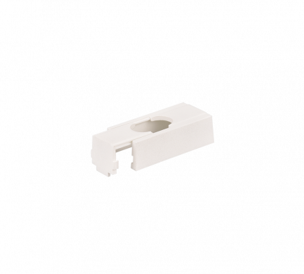 Trio LIghting Κάλυμμα Αντάπτορα Ράγας DUOLINE Πλαστικό Λευκό Ματ