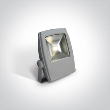 Προβολέας COB LED 30W 6000K Αλουμίνιο Γκρι 100-240V IP65