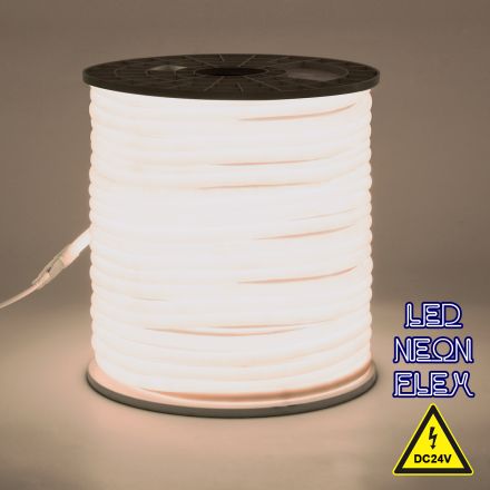 TUBE 360° Degree Neon Flex Epistar LED 12W/m DC 24V 120LED/m 960lm/m - IP65 1m 4500K Dimmable