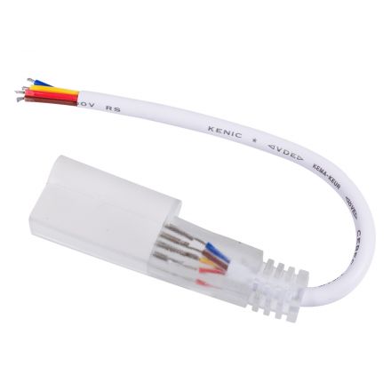 Καλώδιο Τροφοδοσίας για OVALE 120° Degree Neon Flex LED 24V RGB 4 Pin - IP68