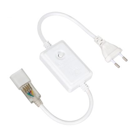 NEOVALE-B Dimmer / Controller 2A 460W AC 220-240V σε DC 220-240V για έως 100 Μέτρα Neon Flex LED - IP44 - Λευκό