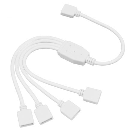 Ταχυσύνδεσμος 4 Pin για Ταινία LED RGB σε 4 x 4 Pin Θηλυκούς Σύνδεσμους