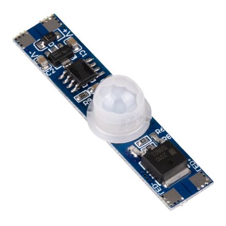 Mini Αισθητήρας Modular για Προφίλ Αλουμινίου με PIR Ανιχνευτή-Αισθητήρα Κίνησης 3m  5-24V Max 192W