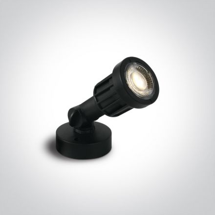 Σποτ Κήπου SMD LED 5W 3000K Πλαστικό Μαύρο IP65 100-240V