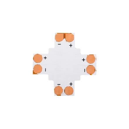 Connector + Cross για Όλες τις Μονόχρωμες Ταινίες LED 8mm