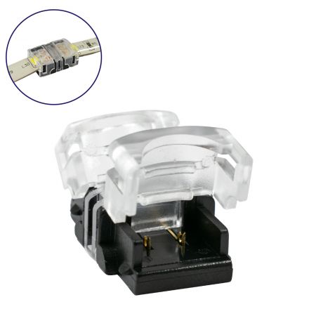 Αδιάβροχος Ταχυσύνδεσμος Ένωσης IP65 - Strip To Strip Connector για Ένωση 2 x Μονόχρωμες Αδιάβροχες Ταινίες Πλάτους 8mm