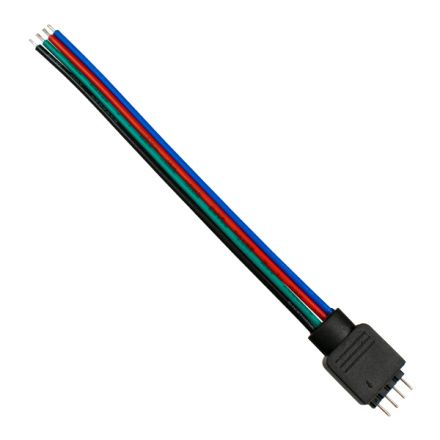 Connector με καλώδιο 4 PIN - RGB 