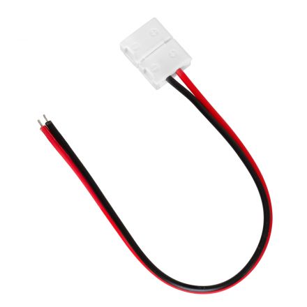 Μονός Connector 8mm 15cm Για Ταινία LED