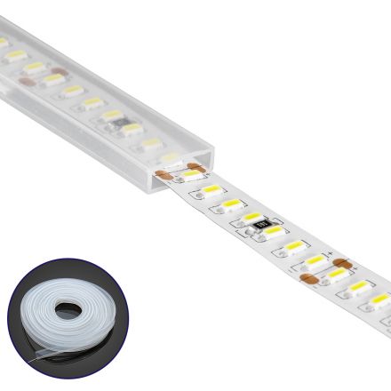 Κανάλι Σιλικόνης 10mm για Ταινίες LED 8mm -IP68