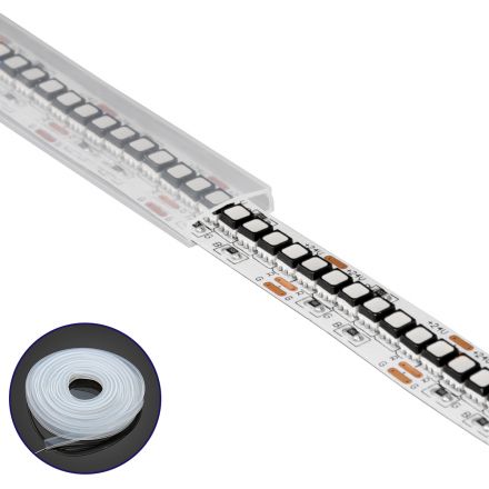 Κανάλι Σιλικόνης 14mm για Ταινίες LED 12mm - IP68