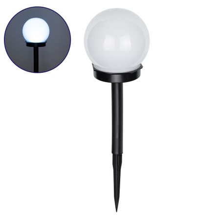 Ηλιακό Φωτιστικό LED SMD 1W 100lm Μπαταρία 300mAh - Αισθητήρα Ημέρας-Νύχτας - IP65 - 6000K