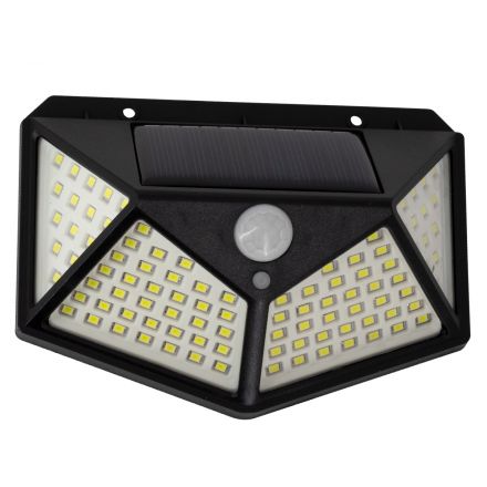 Ηλιακό Φωτιστικό LED SMD 10W 1000lm Μπαταρία 1200mAh - Αισθητήρα Ημέρας-Νύχτας και Κίνησης - IP65 - 6000K