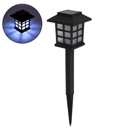 Ηλιακό Φωτιστικό LED SMD 1W 50lm -Μπαταρία 300mAh - Φωτοβολταϊκό Πάνελ με Αισθητήρα Ημέρας-Νύχτας - IP65 - 6000K