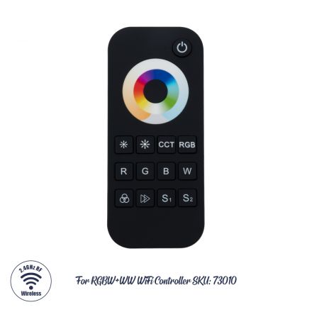 RT5 SKYDANCE Ασύρματο Χειριστήριο Αφής RF 2.4Ghz 1 Group για όλα τα RGBW+WW SKYDANCE Controller  DC 3V 2 x AAA - IP20 - Μαύρο 