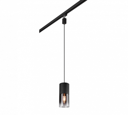 Trio LIghting Κρεμαστό Φωτιστικό Ράγας DUOLINE LED 1xE27 Μέταλλο/Γυαλί