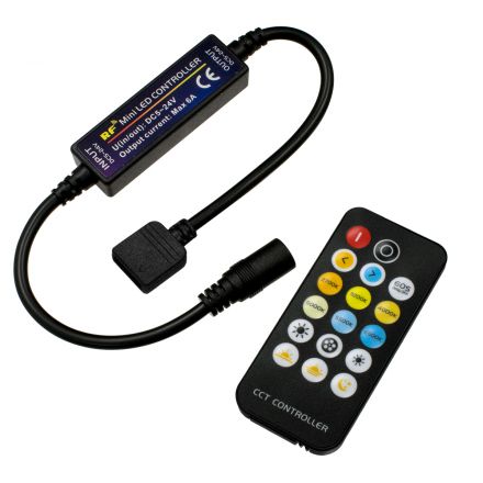 CCTCONTROLLER Ασύρματο LED CCT Controller με Χειριστήριο RF 2.4Ghz DC 5-24V Max 144W