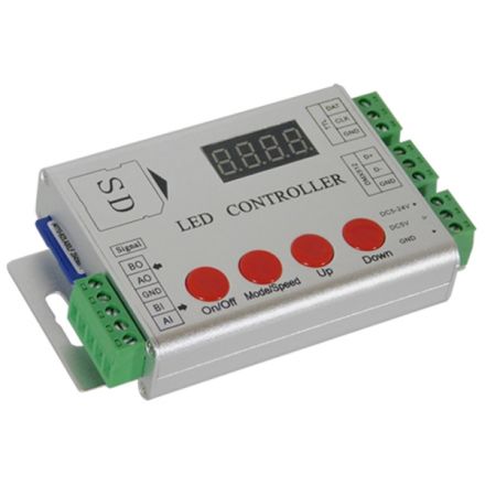 LED Digital RGB Controller DMX512 & Κάρτα SD για LED Digital RGB Προϊόντα 5v - 12v - 24v  