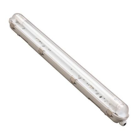 Φωτιστικό Στεγανο Για LED Tube Με Inox Clips 1X0.60M