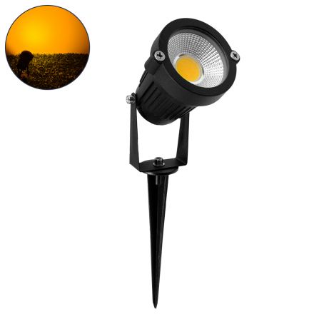 Προβολάκι Κήπου Καρφωτό - Δαπέδου Bridgelux COB LED 10W 1000lm 35° 12V - IP67 - 2200K Dimmable