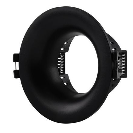 Spot Χωνευτό Σταθερό Πλαστικό Φ86 GU10 Μαύρο 01370A