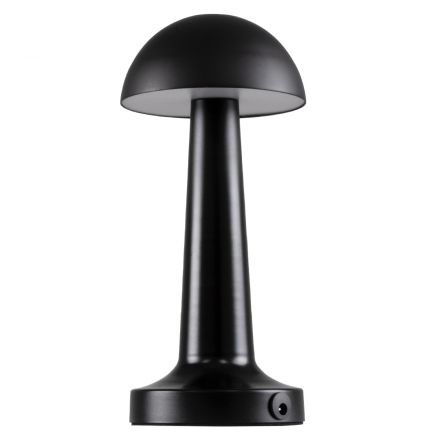 COCO Επαναφορτιζόμενο Φωτιστικό LED 1.5W 105lm 120° DC 5V - Μπαταρία Li-ion 1800mAh - Διακόπτη Αφής με 3CCT - Dimmable - Μαύρο