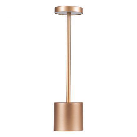 JOJO Επαναφορτιζόμενο Φωτιστικό  LED 1.5W 105lm 120° DC 5V με Μπαταρία Li-ion 1800mAh - Διακόπτη Αφής - 3CCT - Dimmable  - Χάλκινο