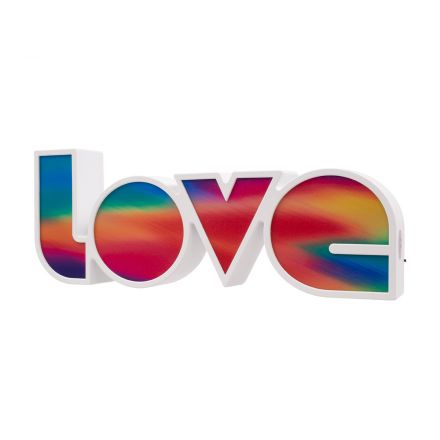 Διακοσμητικό Φωτιστικό ''MULTICOLOR LOVE'' 2W με Διακόπτη On/Off & Καλώδιο Τροφοδοσίας USB - Μπαταρίας 3xAAA (Δεν Περιλαμβάνονται) - 6000K