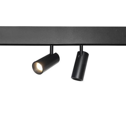 Σποτ Μαγνητικής Ράγας LED 12W 24° 3000Κ CX20-SD02 Μαύρο