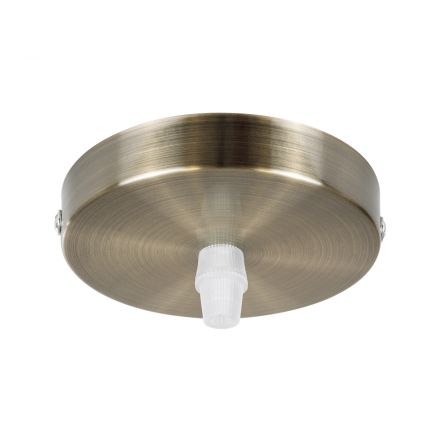 DIY Στρογγυλή Ροζέτα για 1 Κρεμαστό Φωτιστικό - Αντικέ Μπρονζέ 