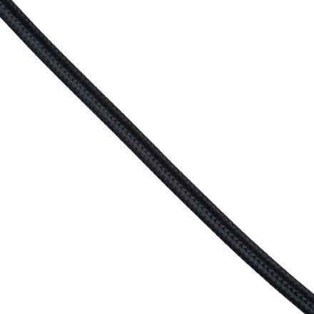 Στρογγυλό Υφασμάτινο Καλώδιο 1m 2 x 0.75mm² Μαύρο