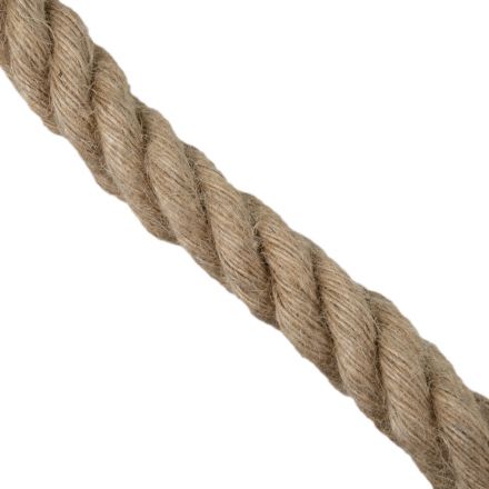 Εύκαμπτο Σχοινί Στριφτό Τριχιά 1m Διαμέτρου 30mm Μπεζ με Εσωτερικό Καλώδιο Διατομής 3x0.75mm