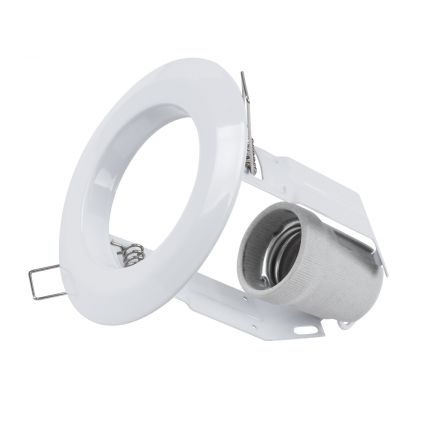 ACIDA Χωνευτή Μεταλλική Βάση Μπετού R63 IP20 Φ11 x Υ11cm - Λευκή 