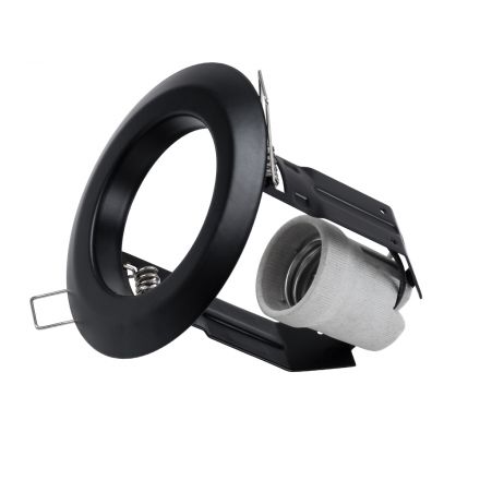 ACIDA Χωνευτή Μεταλλική Βάση Μπετού R63 IP20 Φ11 x Υ11cm - Μαύρη 