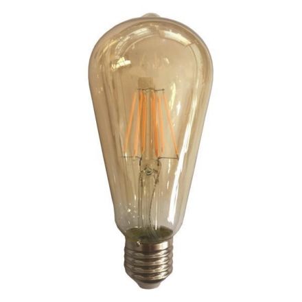 Λαμπα LED St64 Filament 10W 2500K Dimmable Gold