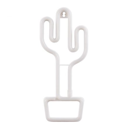 Φωτεινή Επιγραφή NEON LED 5W ''CACTUS'' - Καλώδιο Τροφοδοσίας USB - Μπαταρίας 3xAAA (Δεν Περιλαμβάνονται) - Πράσινο - Κίτρινο