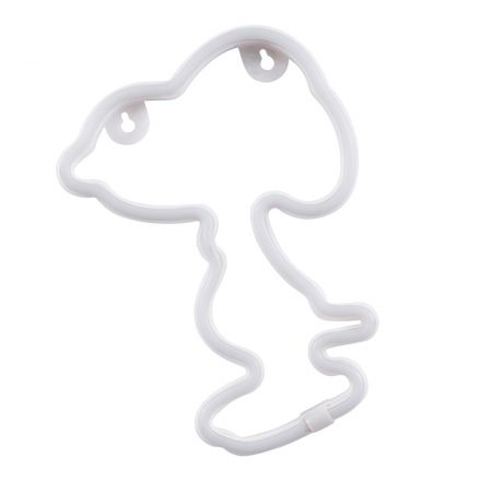 Φωτεινή Επιγραφή NEON LED 5W ''SNOOPY'' - Καλώδιο Τροφοδοσίας USB - Μπαταρίας 3xAAA (Δεν Περιλαμβάνονται) - 2700K